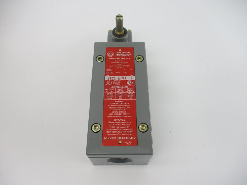 ALLEN BRADLEY 802X-A7W1 SER. C 120-600VAC 60A (GY/BL) NSMP