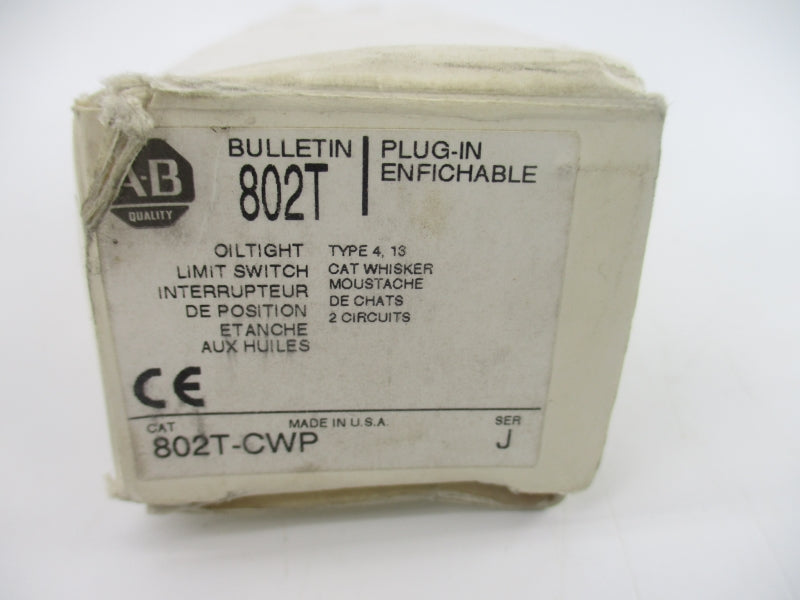 ALLEN BRADLEY 802T-CWP SER. J 120-600VAC 60A (WH) NSMP