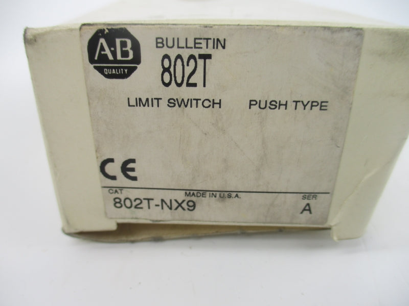 ALLEN BRADLEY 802T-NX9 SER. A (WH) NSMP