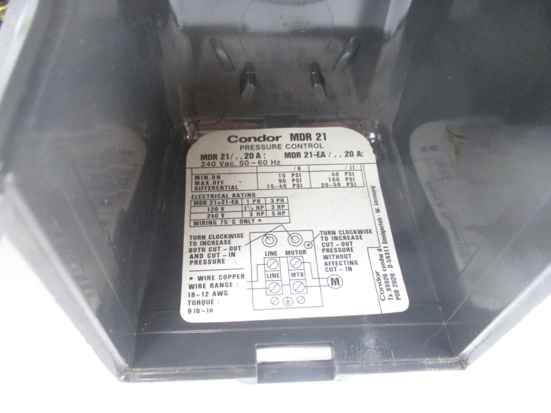 CONDOR MDR21 240VAC 20A NSNP