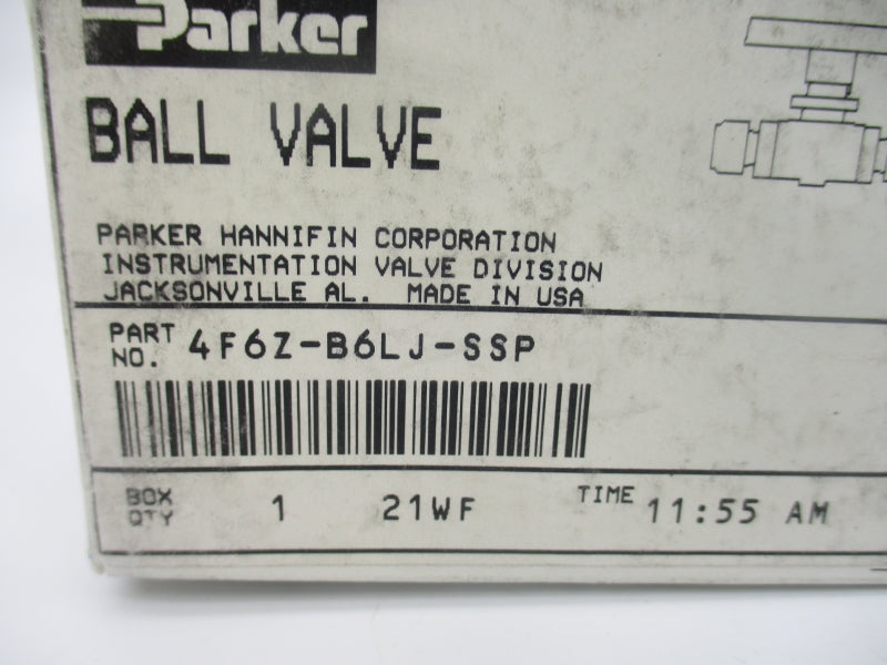 PARKER 4F6Z-B6LJ-SSP NSMP