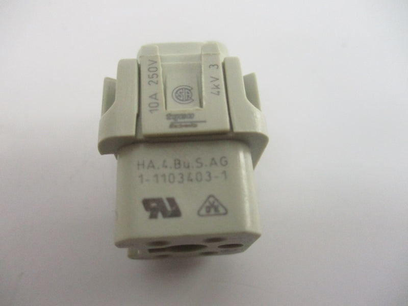 TYCO HA.4.BU.S.AG 1-1103403-1 250V 10A NSNP
