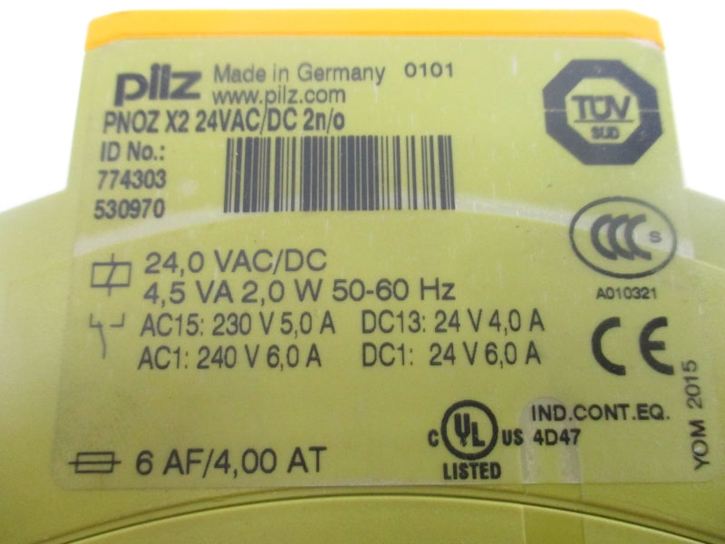 PILZ PNOZX224VAC/DC2n/o 774303 24VAC/DC NSNP