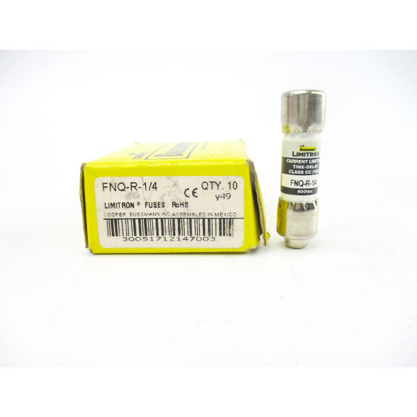 BUSSMANN FNQ-R-1/4 600VAC 1/4A (PKG OF 10) NSMP