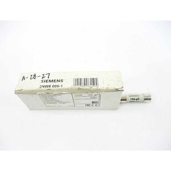 SIEMENS 3NW6005-1 500V 16A (PKG OF 20) NSMP