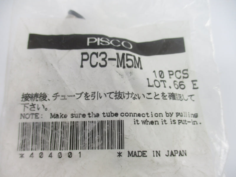 PISCO PC3-M5M (PKG OF 10) NSMP