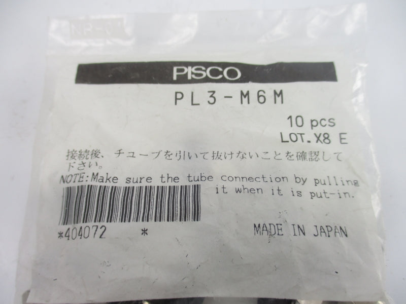 PISCO PL3-M6H (PKG OF 10) NSMP