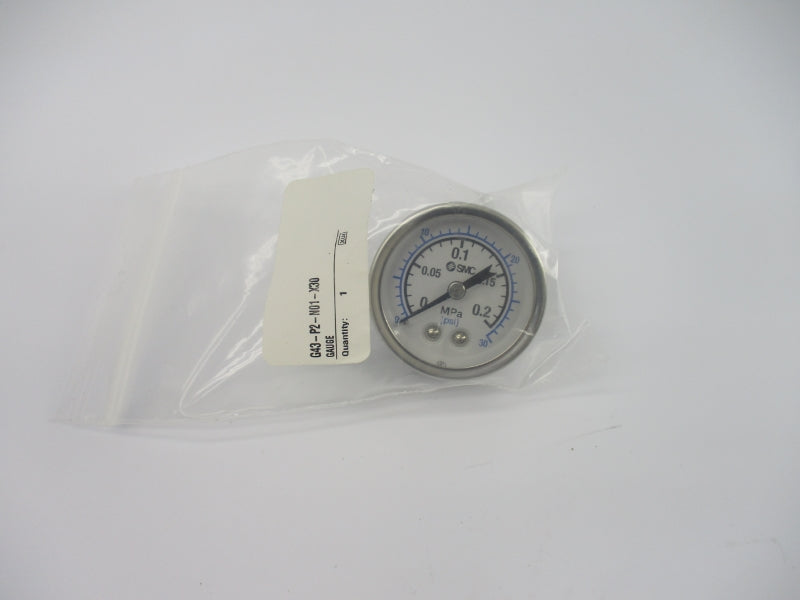 SMC G43-P2-N01-X30 0-30PSI NSMP