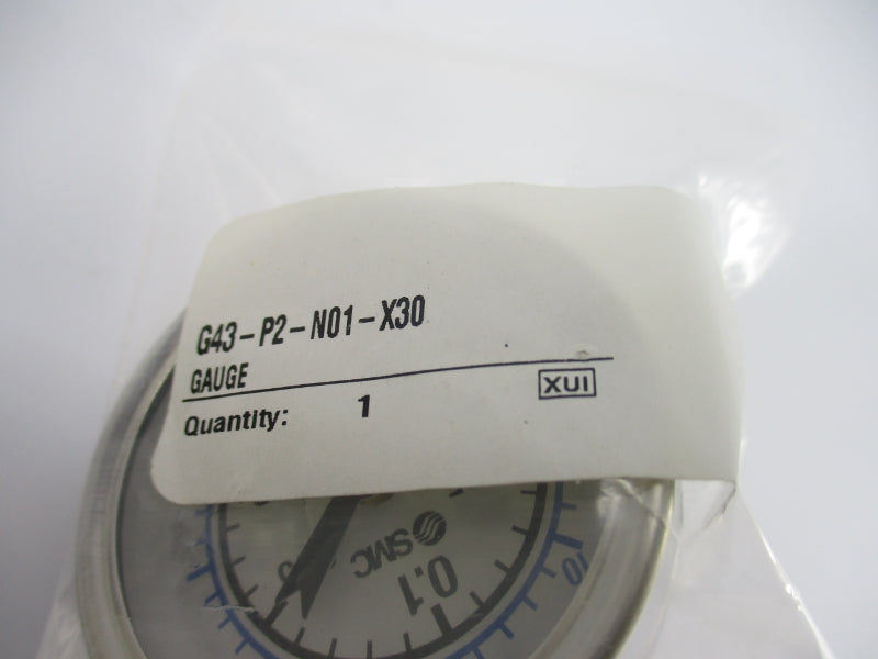 SMC G43-P2-N01-X30 0-30PSI NSMP