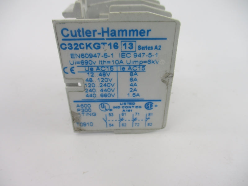 CUTLER HAMMER C320KGT1613 SER. A2 690V 10A NSNP