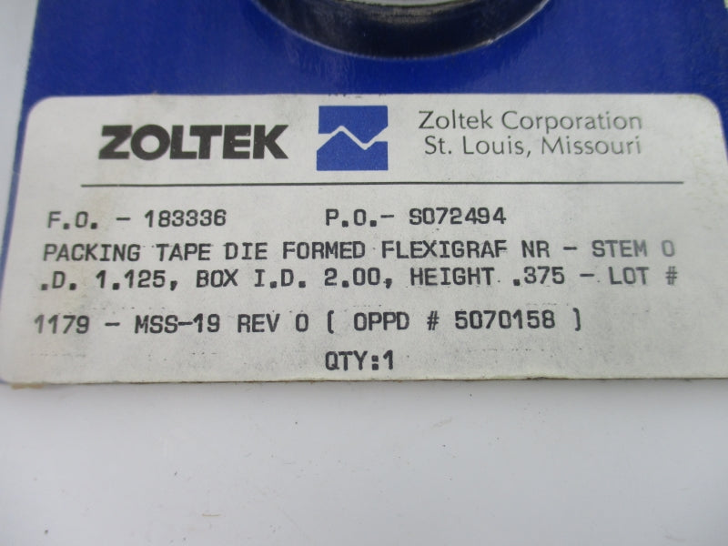 ZOLTEK 5070158 1179-MSS-19 NSMP