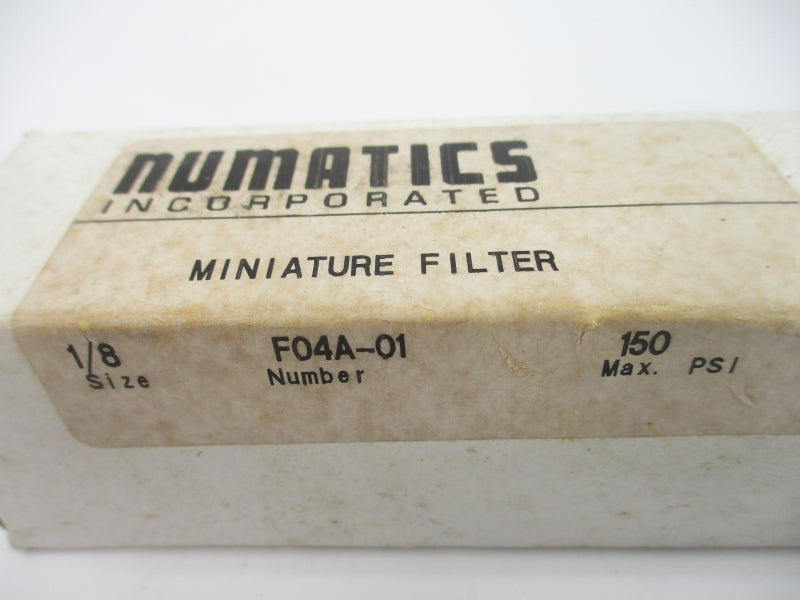 NUMATICS F04A-01 150PSI 1/8" NSMP