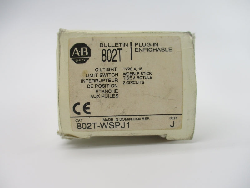ALLEN BRADLEY 802T-WSPJ1 SER. J 120-300VAC 60A (WH) NSMP