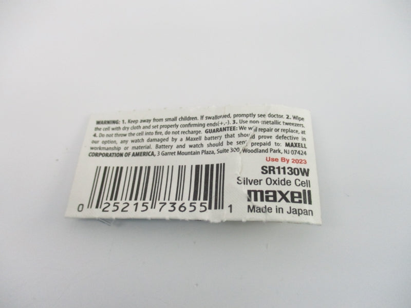 MAXELL SR1130W 1.55V NSMP