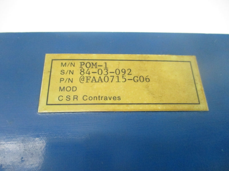 CSR FAA0715-G06 POM-1 120VAC UNMP