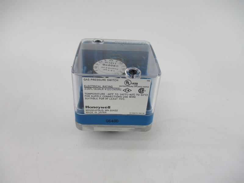HONEYWELL C6097B1101 120/240VAC 9.3PSI NSNP