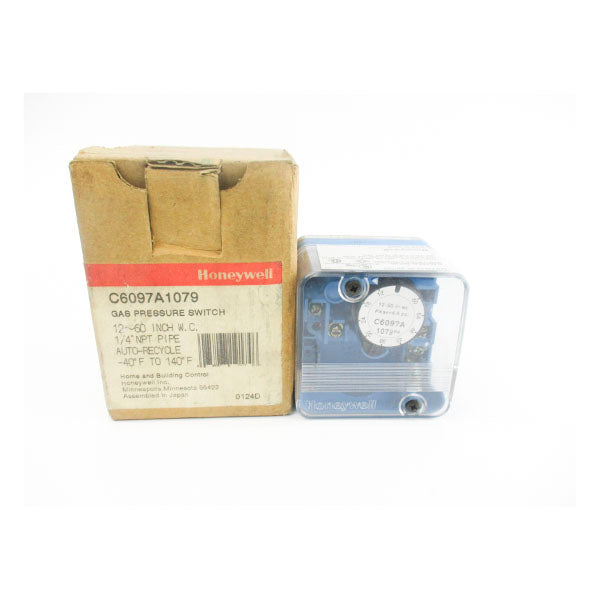 HONEYWELL C6097A1079 120/240VAC 3.0A 4.8PSI 1/4" NSMP