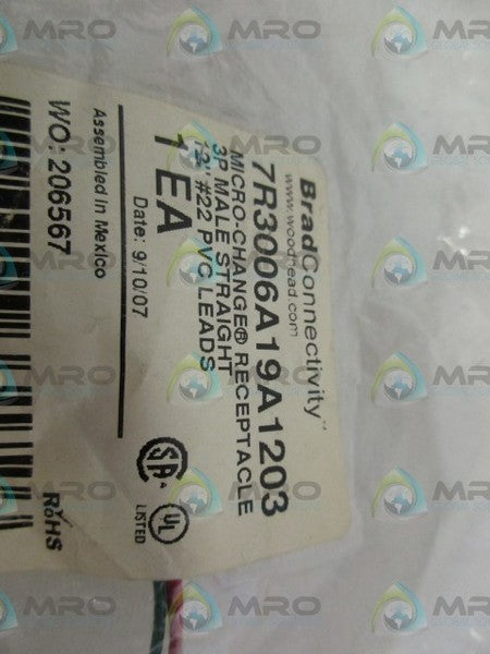DANIEL WOODHEAD 7R3006A19A1203 *NEW IN FACTORY BAG*