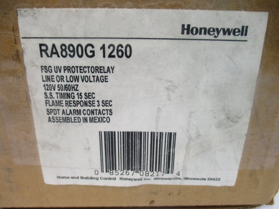 HONEYWELL RA890G1260 120V 15SEC NSMP
