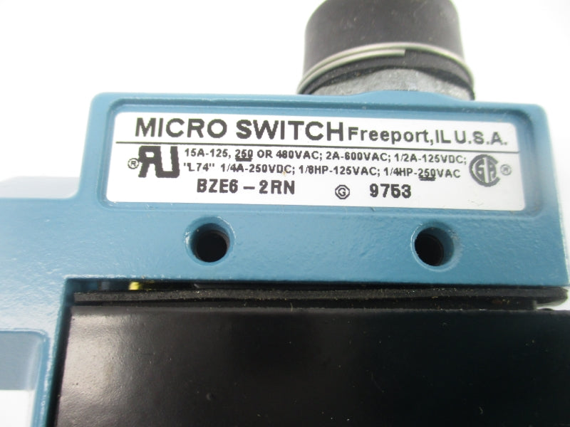 MICRO SWITCH BZE6-2RN 600VAC 2A NSNP