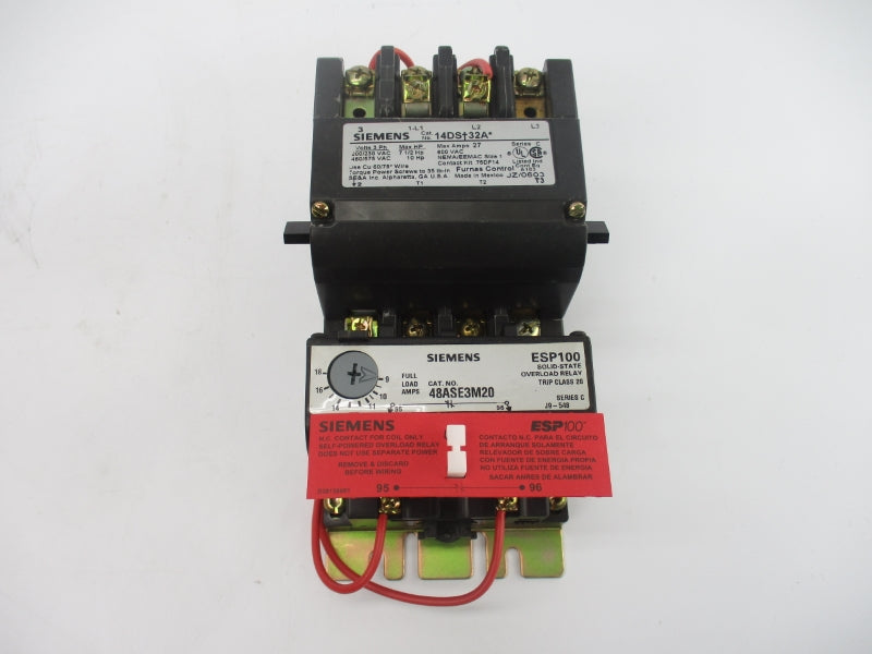 SIEMENS 14DSE32AA 110-120/220-240VAC 9-18A NSMP