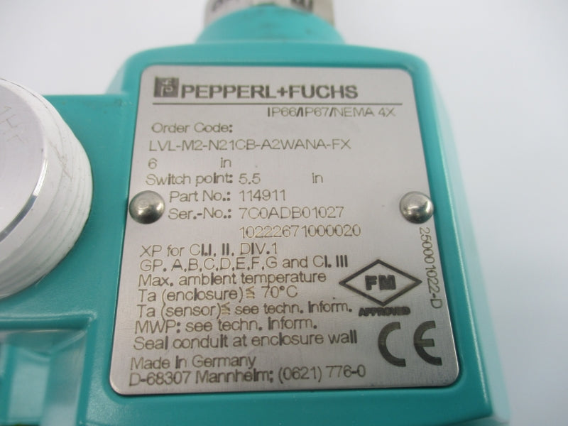 PEPPERL+FUCHS LVL-M2-N21CB-A2WANA-FX 114911 NSNP