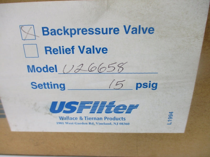 US FILTER U26658 15PSI NSMP