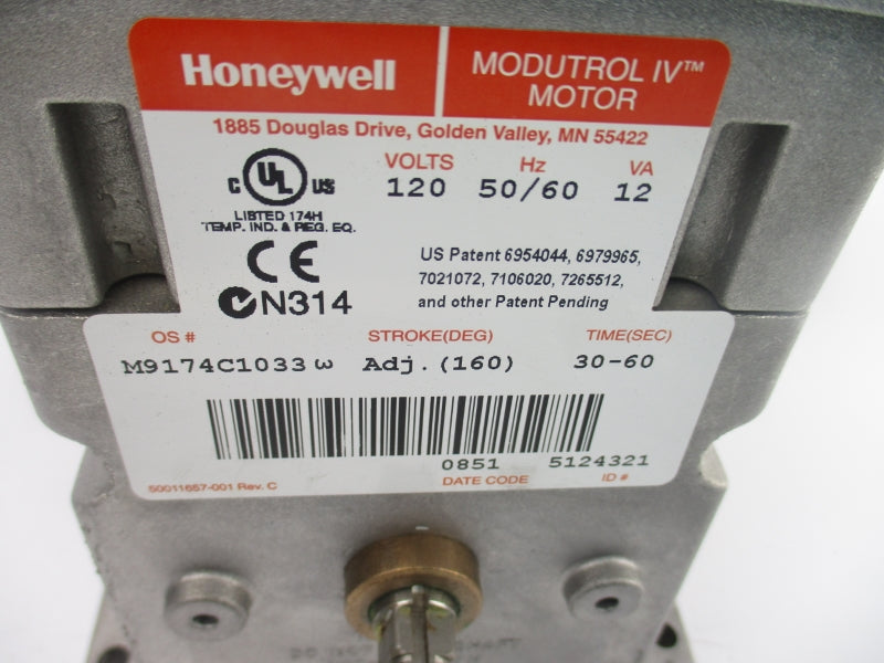 HONEYWELL M9174C1033 120V 30-60S NSNP