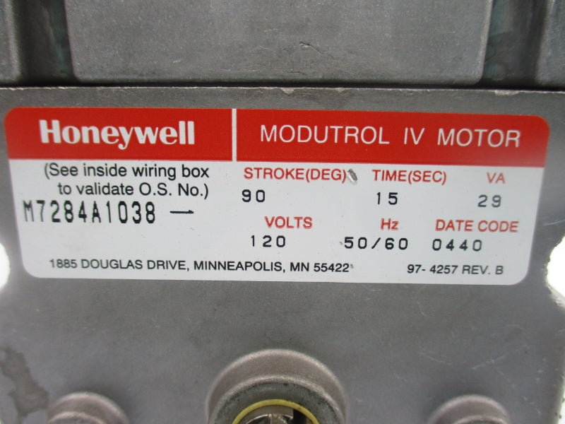 HONEYWELL M7284A1038 120V 15S NSNP