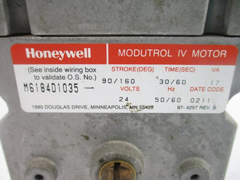 HONEYWELL M6184D1035 24V 30/60S NSNP