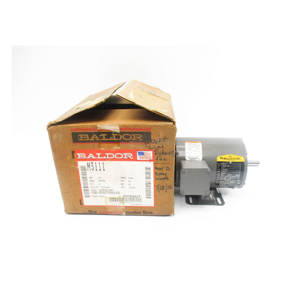 BALDOR M3111 230/460V 2.6/1.3A NSMP