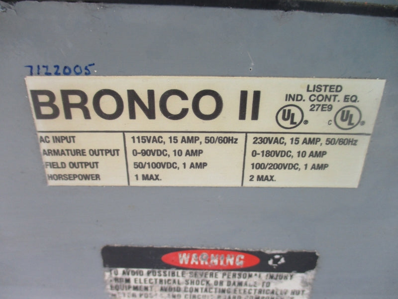 WALLACE&TIERNAN BRONCO-II 230VAC 15A UNMP