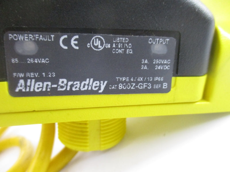 ALLEN BRADLEY 800Z-GF3 SER. B 85-264VAC 3A NSNP