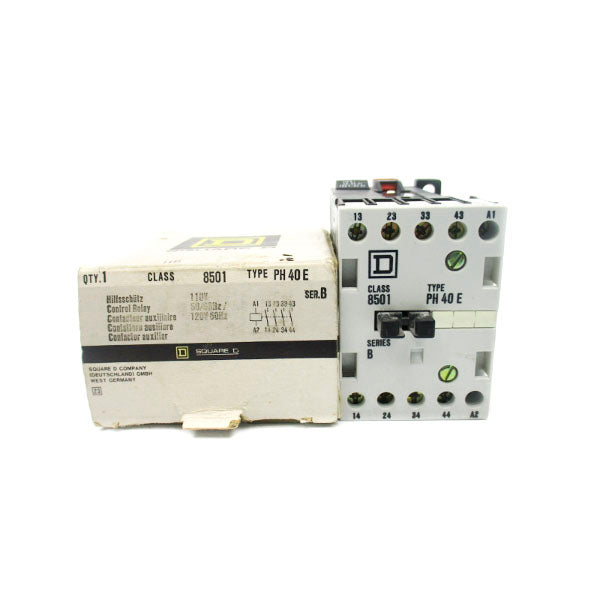 SQUARE D 8501PH40E SER. B 110/120V 20A NSMP
