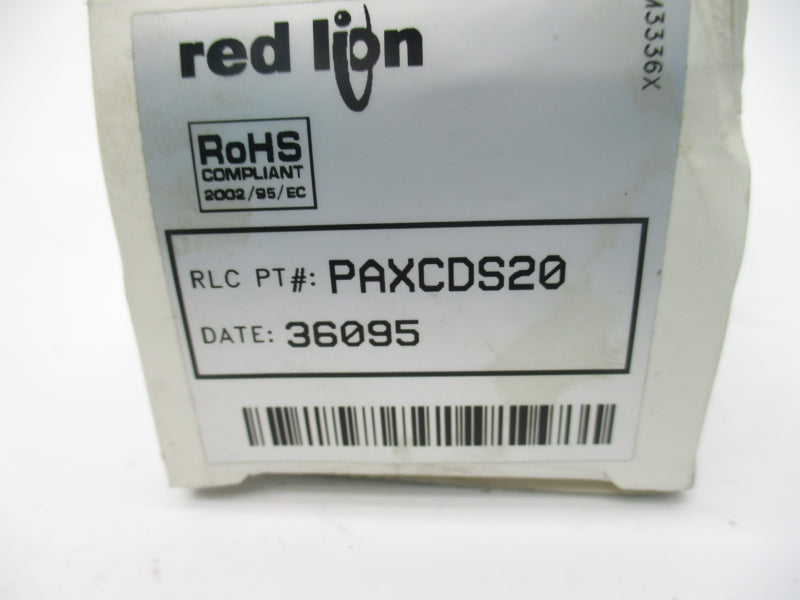 RED LION CONTROLS PAXCDS20 REV. C NSMP