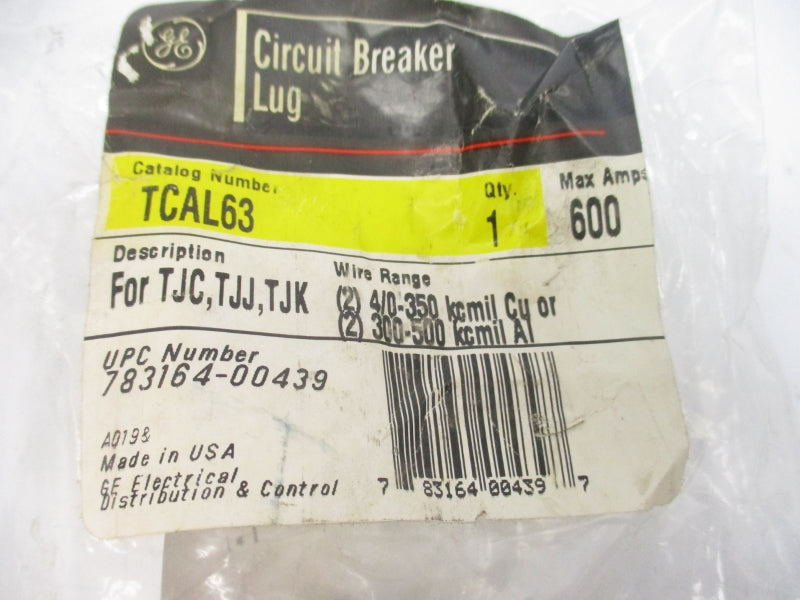 GENERAL ELECTRIC TCAL63 600A NSMP