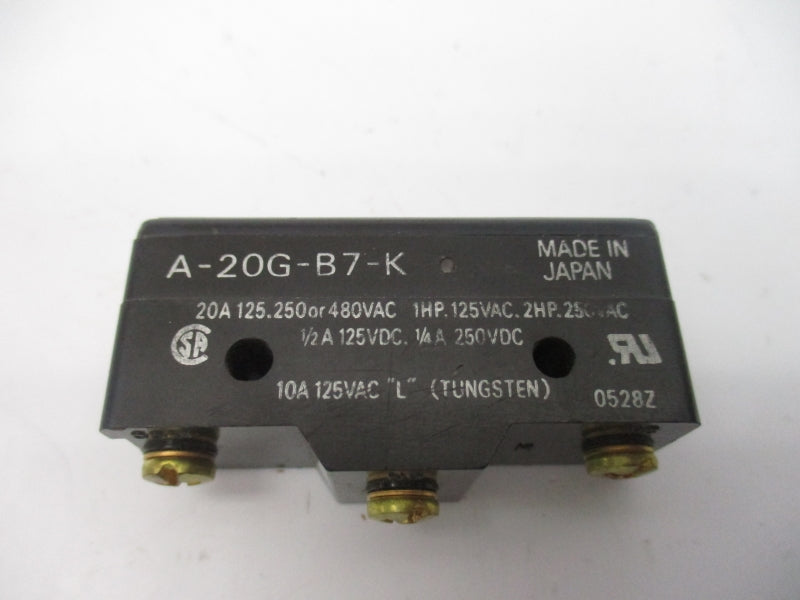 OMRON A-20G-B7-K 480VAC 20A NSNP