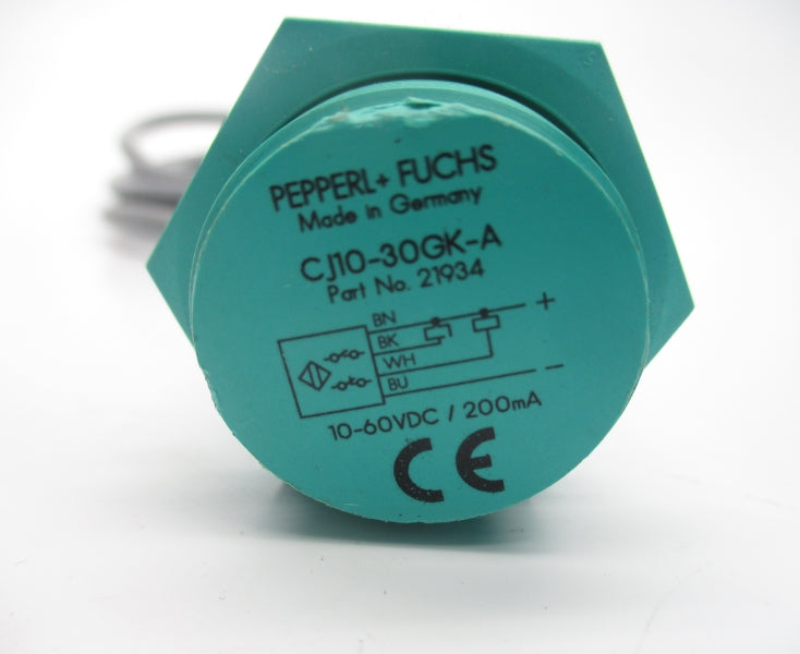 PEPPERL+FUCHS CJ10-30GK-A 21934 10-60VDC UNMP