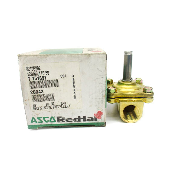ASCO 8210G002 110/120V 1/2" (AS PICTURED) NSMP