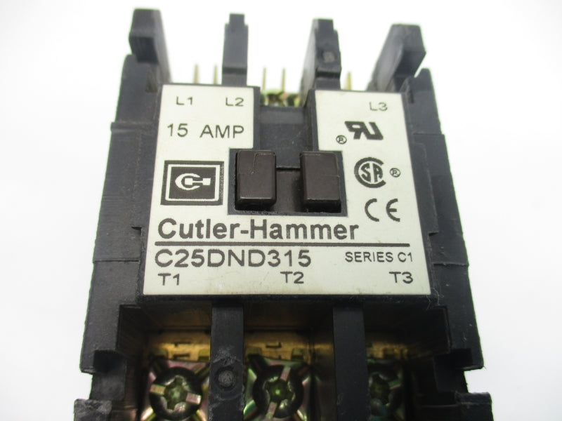 CUTLER HAMMER C25DND315 SER. C1 104-120V 15A NSNP