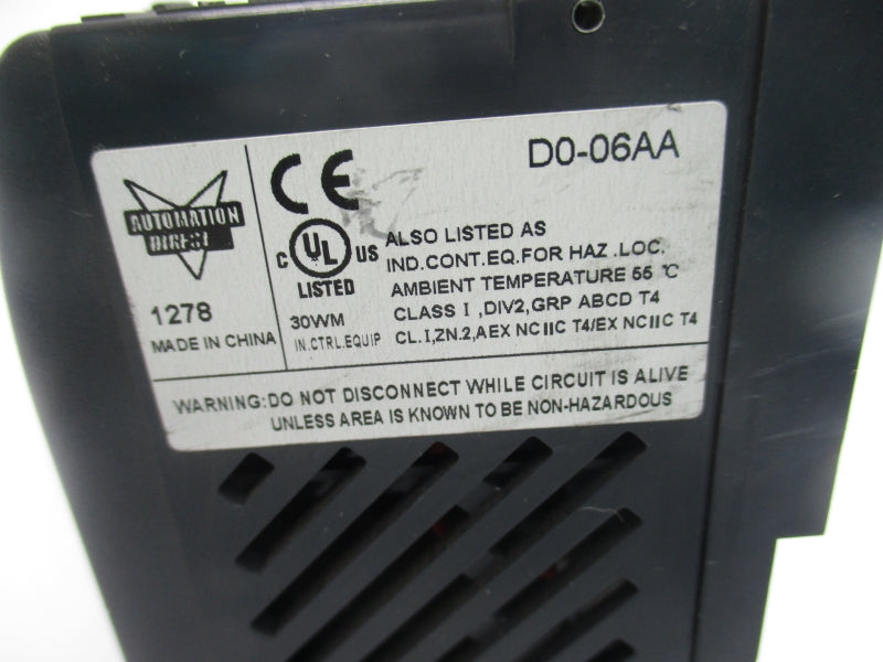 DIRECT LOGIC D0-06AA 100-240V 0.5A NSNP