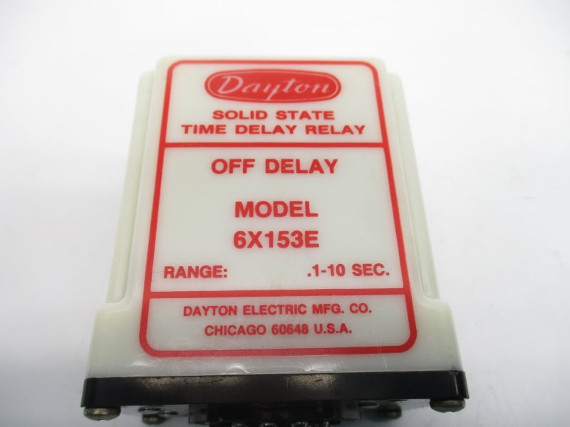 DAYTON 6X153E  120VAC 10A .1-10S NSNP