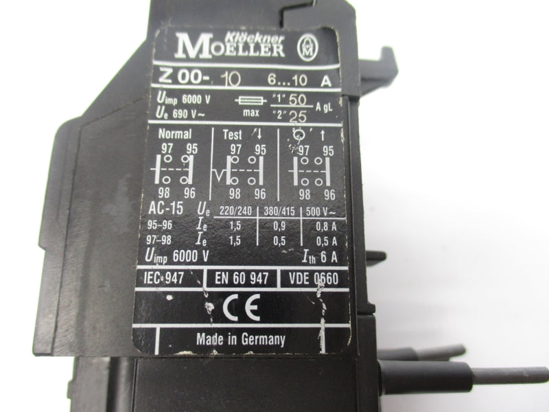 KLOCKNER MOELLER Z00-10 6000V 8-10A NSNP
