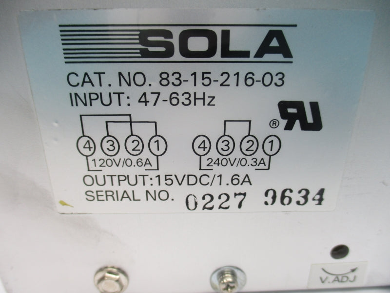 SOLA 83-15-216-03 47V 0.3A NSNP