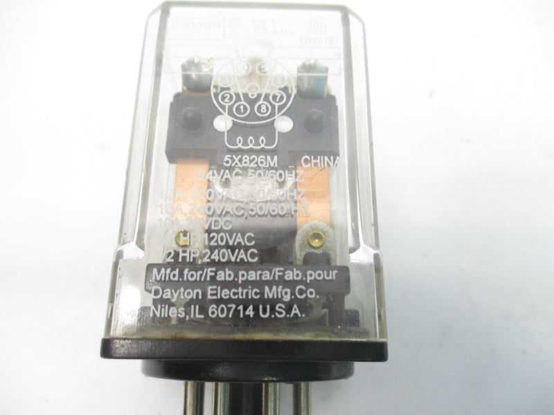 DAYTON 5X826M 24VAC 12A NSNP