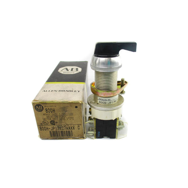 ALLEN BRADLEY 800H-JP17KC7AAXX SER. C (BK/YL) NSMP