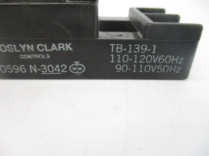 JOSLYN CLARK TB-139-1 90-110/110-120V UNMP