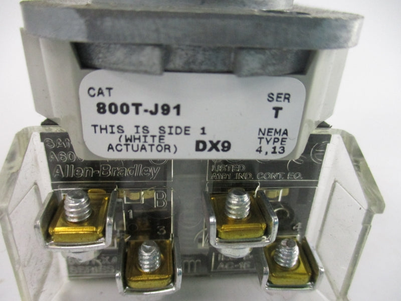 ALLEN BRADLEY 800T-J91A SER. T (AS PICTURED1) NSNP