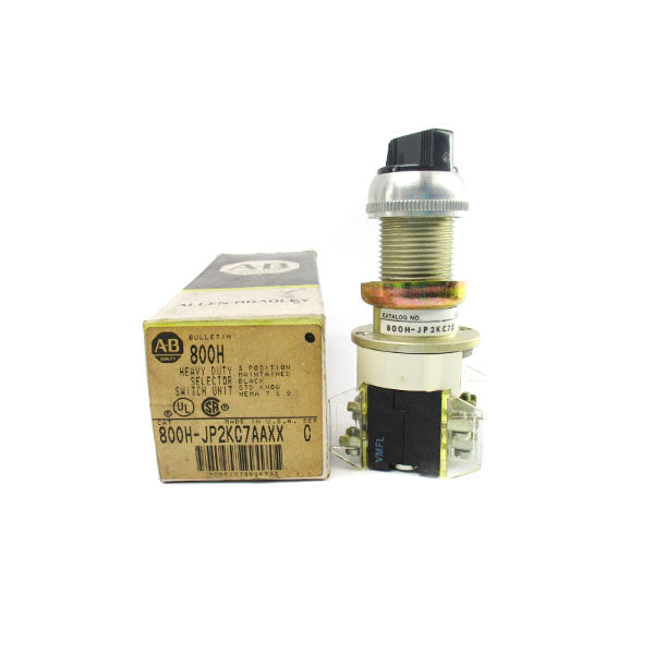 ALLEN BRADLEY 800H-JP2KC7AAXX SER. C (BK/YL) NSMP