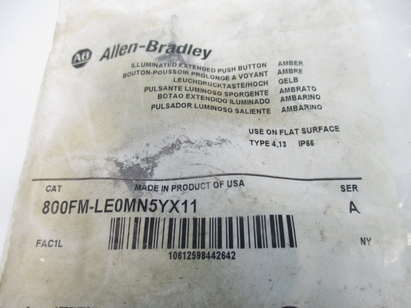 ALLEN BRADLEY 800FM-LE0MN5YX11 SER. A NSMP